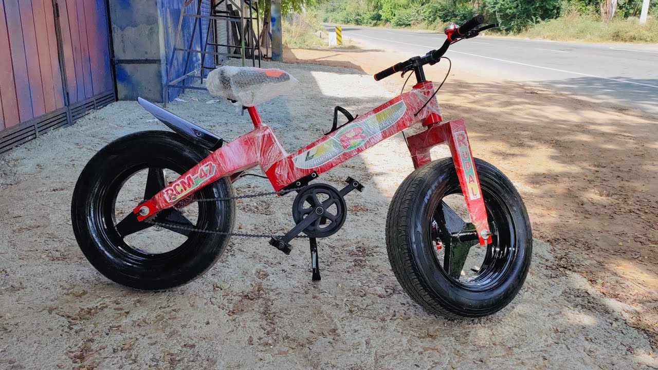 Rupal Cycle |Car Tyre Bike | Rupal Cycle.|देखिये कस्टमर का दिल खुश हो गया 9877322547