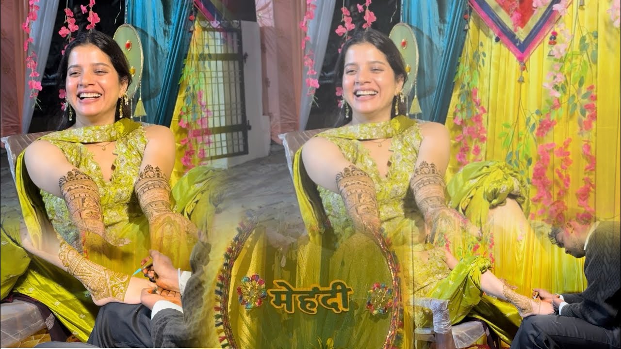 Mehendi Ceremony Vlog / wedding Celebration/