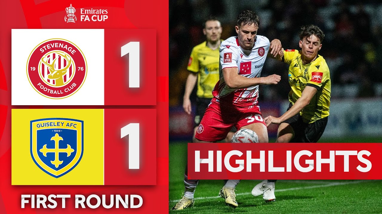 Guiseley Denied Famous Cup Shock! | Stevenage 1-1 (5-4 Pens) Guiseley | Emirates FA Cup 2024-25