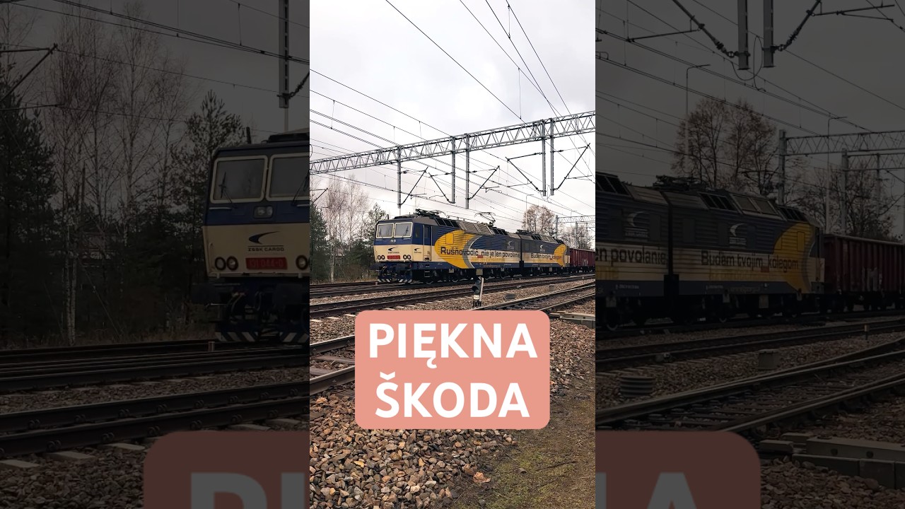 Piękna &Scaron;koda 131 043-2 131 044-0 z węglarkami | luty 2026