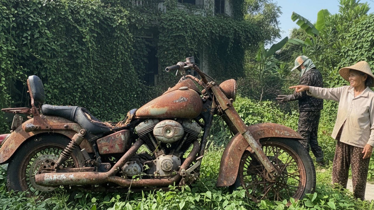 100 Hours of Complete Restoration for Rusted and Dilapidated Large-Displacement Motorcycles