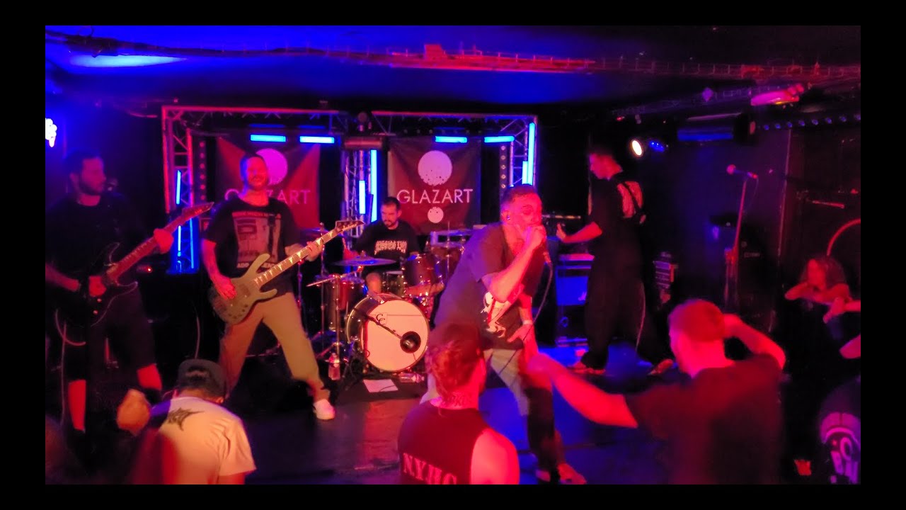 HEADBUSSA (FRA) - Intro + No Alibi + American Gestapo - Live at Le Glazart, Paris, France 10-08-2023