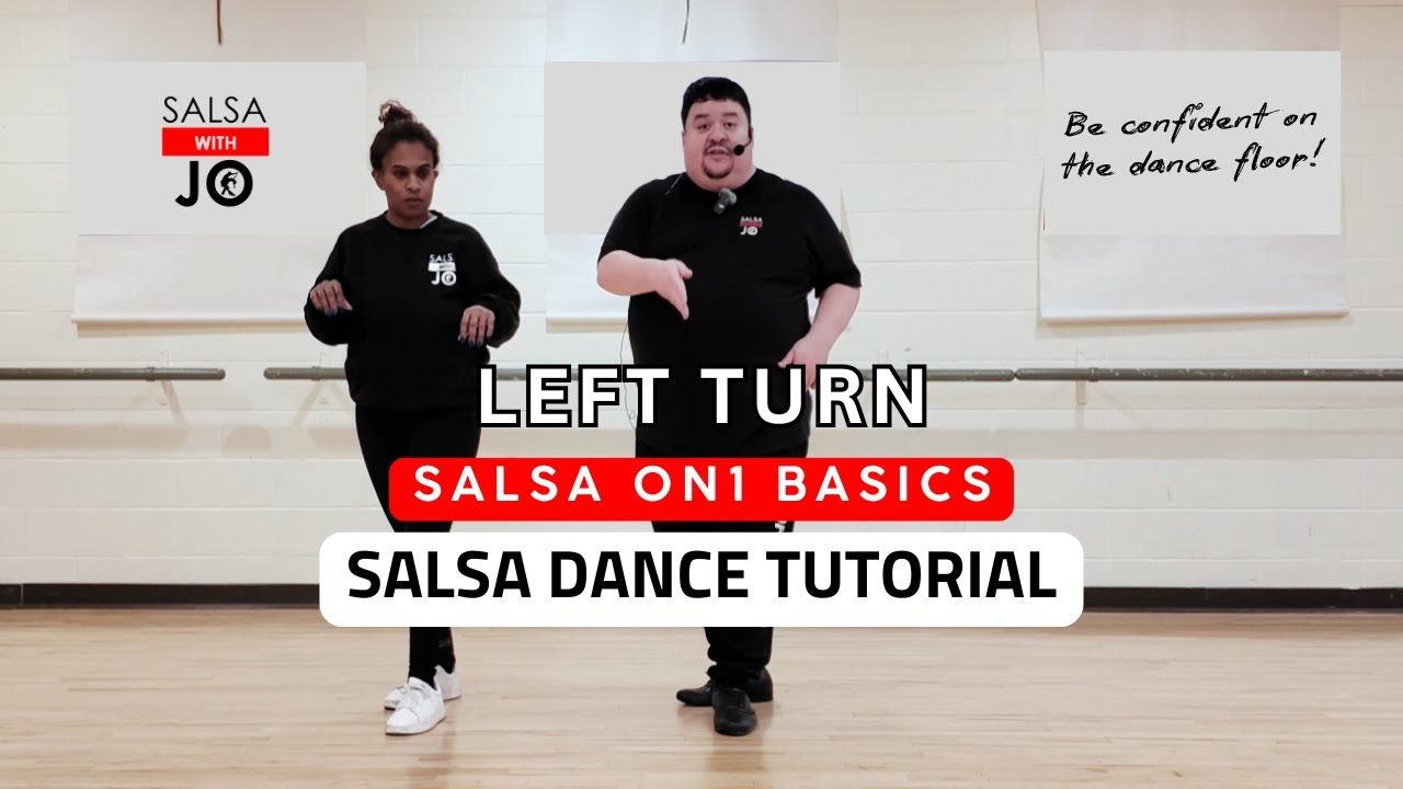 Salsa On1 Basics - Left Turn - Salsa Dance Tutorials