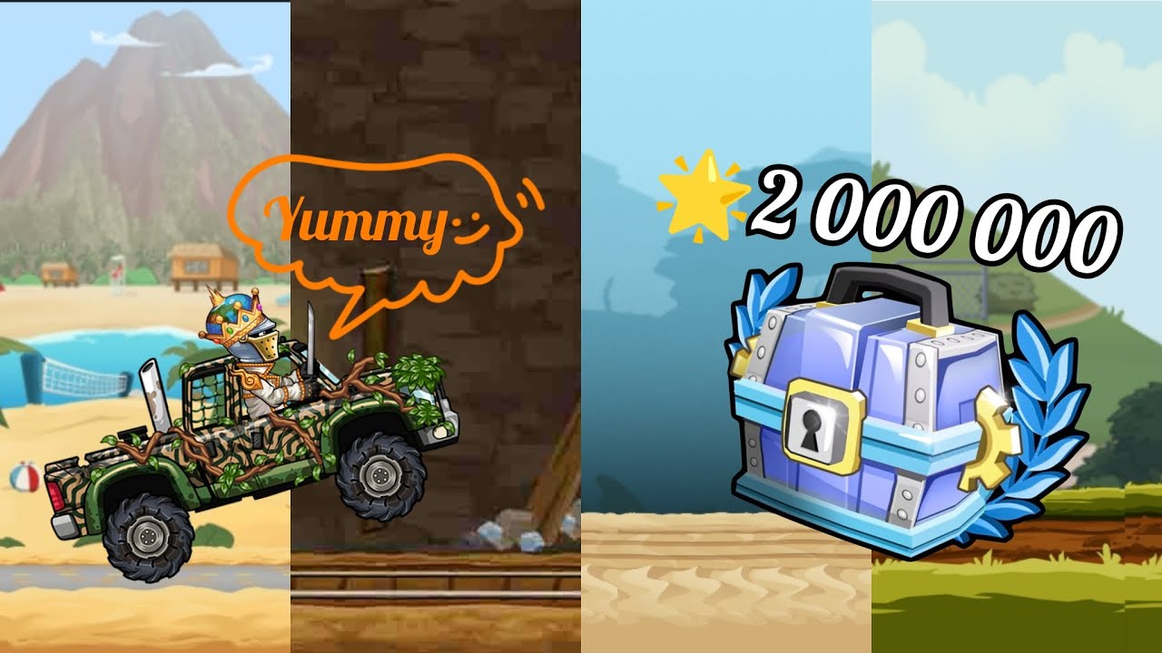 Reaching 2 Million Stars ⭐ in Adventure - Hill Climb Racing 2