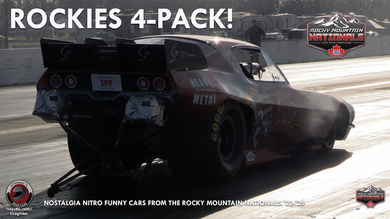 NOSTALGIA NITRO 4-PACK - NOSTALGIA NITRO FUNNY CARS FROM THE ROCKY MOUNTAIN NATIONALS '22-'25