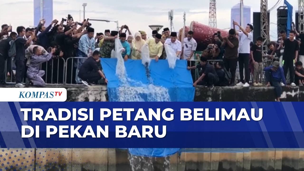 Sambut Ramadan, Warga di Pekanbaru Gelar Tradisi Petang Belimau | KOMPAS SIANG