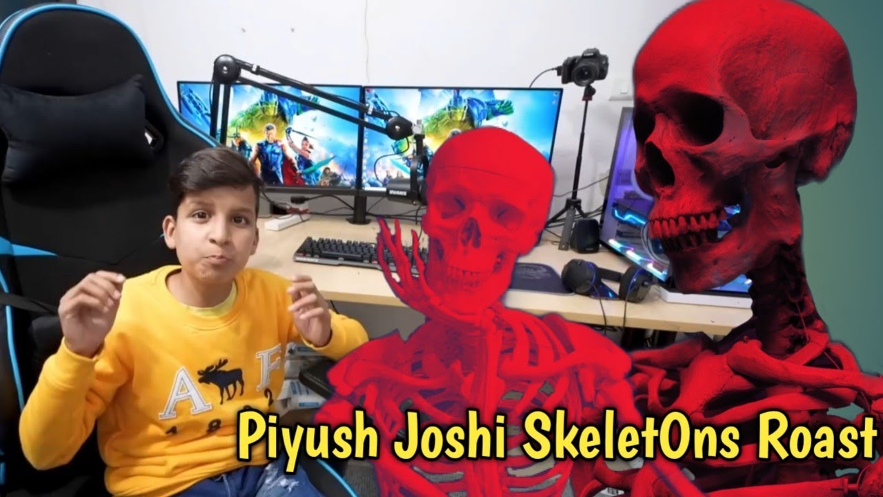Skeletons Roasting | Piyush Joshi Skeleton Meme Roast | Shubh Skeleton | Skeleton Roast |