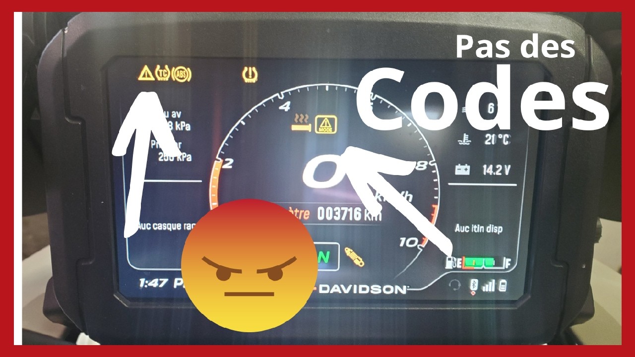 Éffacer les Codes de la Pan America 1250, Facile?