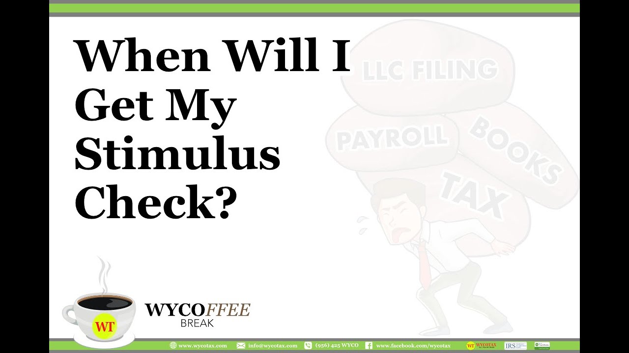 Stimulus Check: When Will I Get My Stimulus Check?