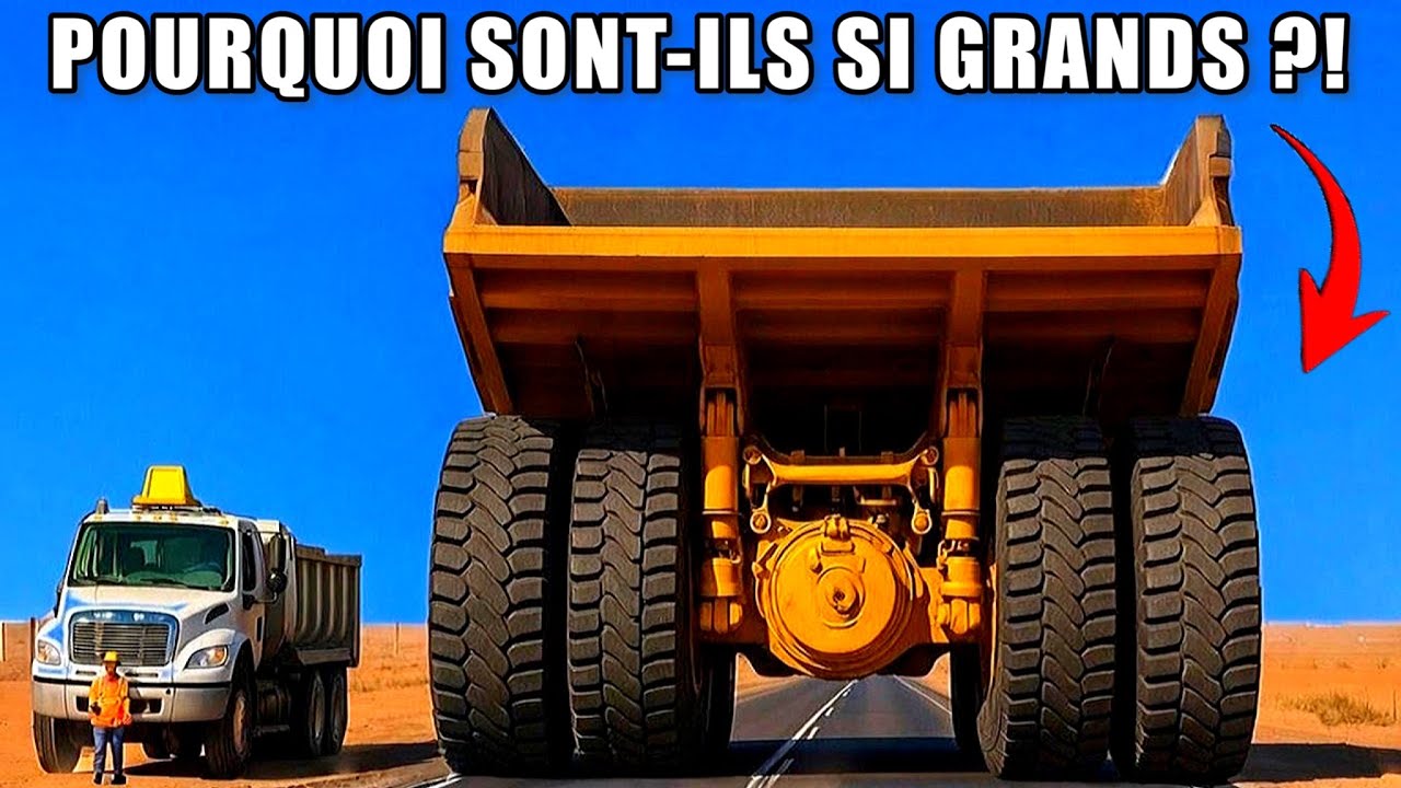Pourquoi les camions-bennes miniers sont-ils SI GRANDS ?!