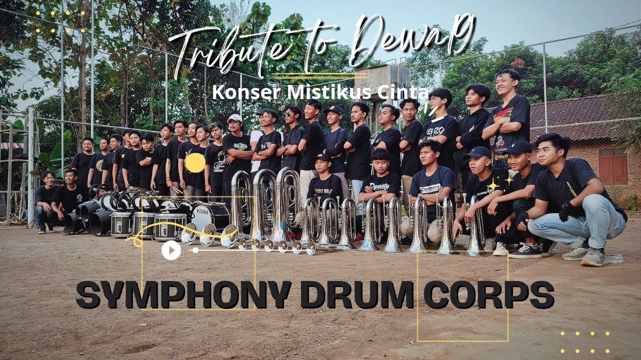 KONSER MISTIKUS CINTA SYMPHONY DRUM CORPS PATI || Marching Band tribute to Dewa 19