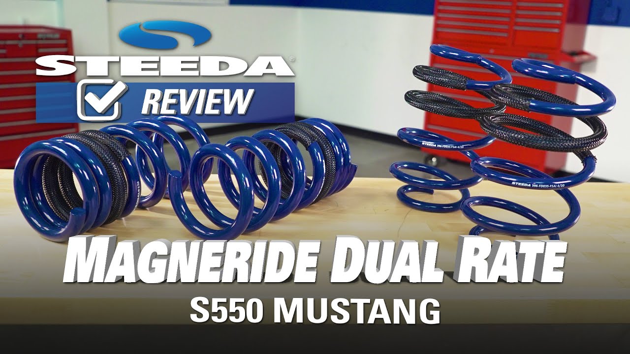 Steeda S550 Mustang MagneRide Dual Rate Ultimate Handling Lowering Springs | Review