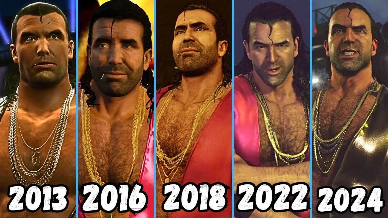 Эволюция Razor Ramon Entrance 2013-2024 — WWE Games