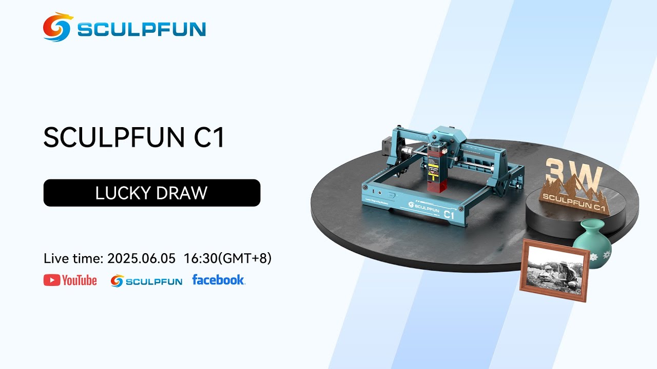 The cheapest MINI desktop engraving machine - SCULPFUN C1