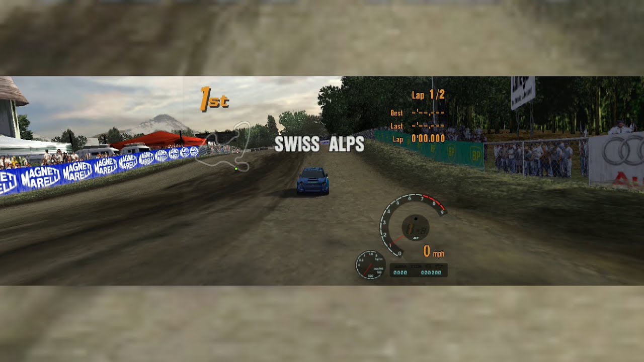 Gran Turismo 3 – 3× PlayStation 2 i.Link Ultra-Widescreen | Swiss Alps (Raw Capture)