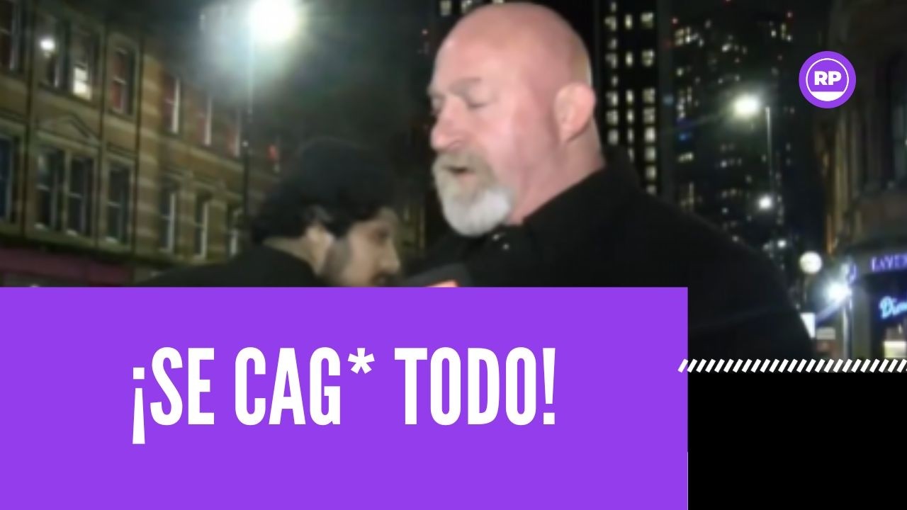 ¡SE CAG* TODO!  Christian Martin despotricaba su odio cuando lo interrumpieron y lo cruzaron en vivo