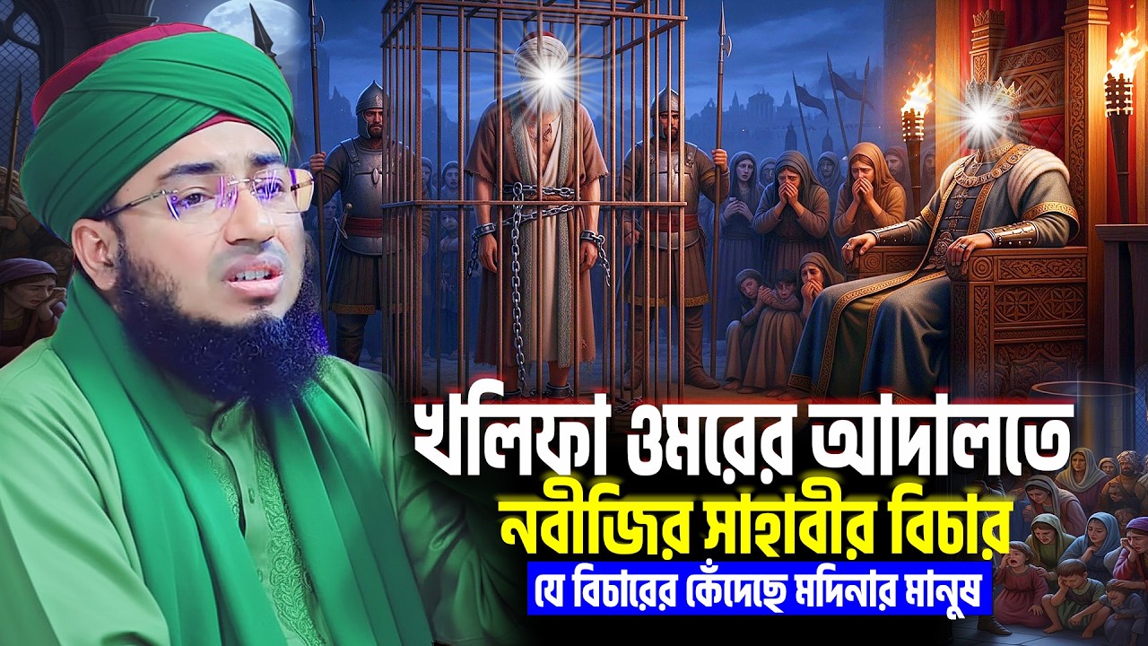 খলিফা ওমরের আদালতে নবীজির সাহাবীর বিচারের করুন ঘটনা ।। Mufti Jahirul Islam Faridi