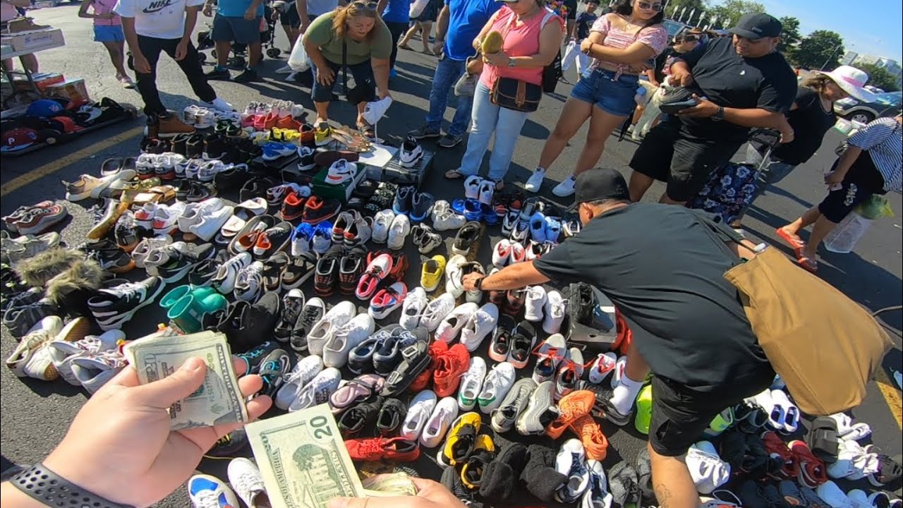 SOMETIMES I PAY TOO HIGH AT THE FLEA MARKET. ALMOST MISSED THESE DEALS ON RARE NIKES AND JORDANS!