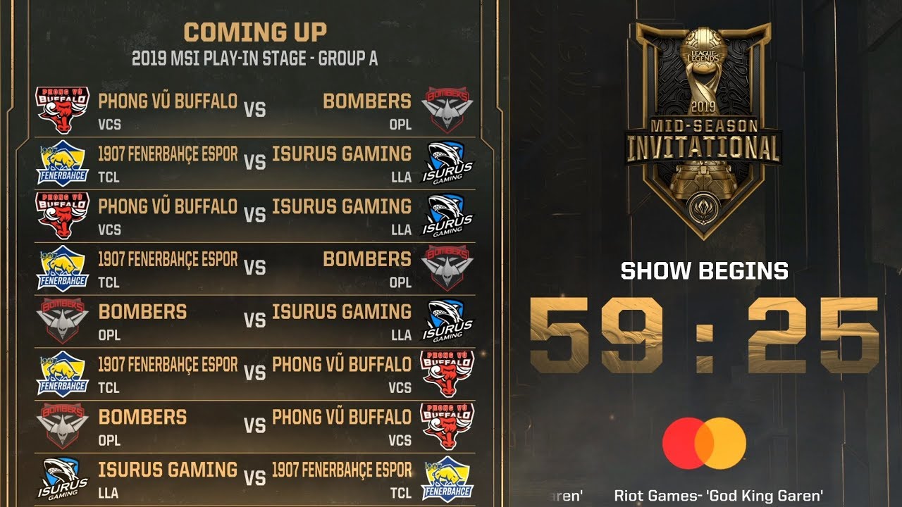 MSI 2019 Play-In Highlights ALL GAMES 1-4 Day 1 First Half of matches