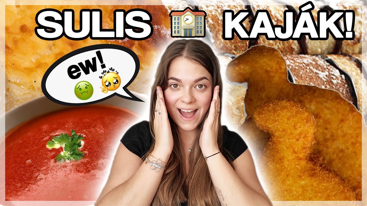 ISKOLAI MENZA KAJÁK ÚJRAALKOTÁSA 🧁🍝