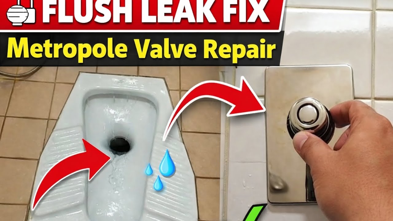 Metropole Flush Valve Leakage Repair | Flash Valve Kaise Sahi Kare