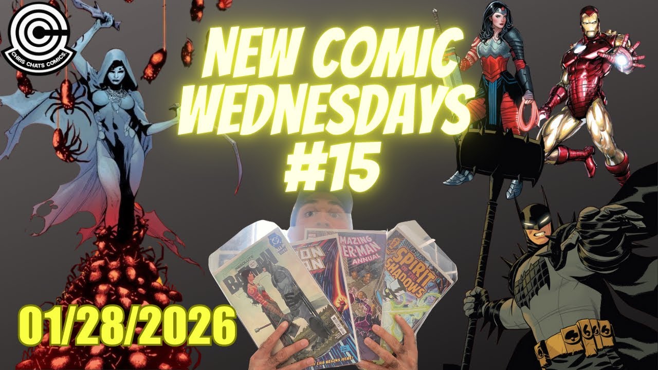 New Comic Wednesdays | Haul #15 | Iron Man, Absolute Batman/Wonder Woman team up again! (01/28/2026)