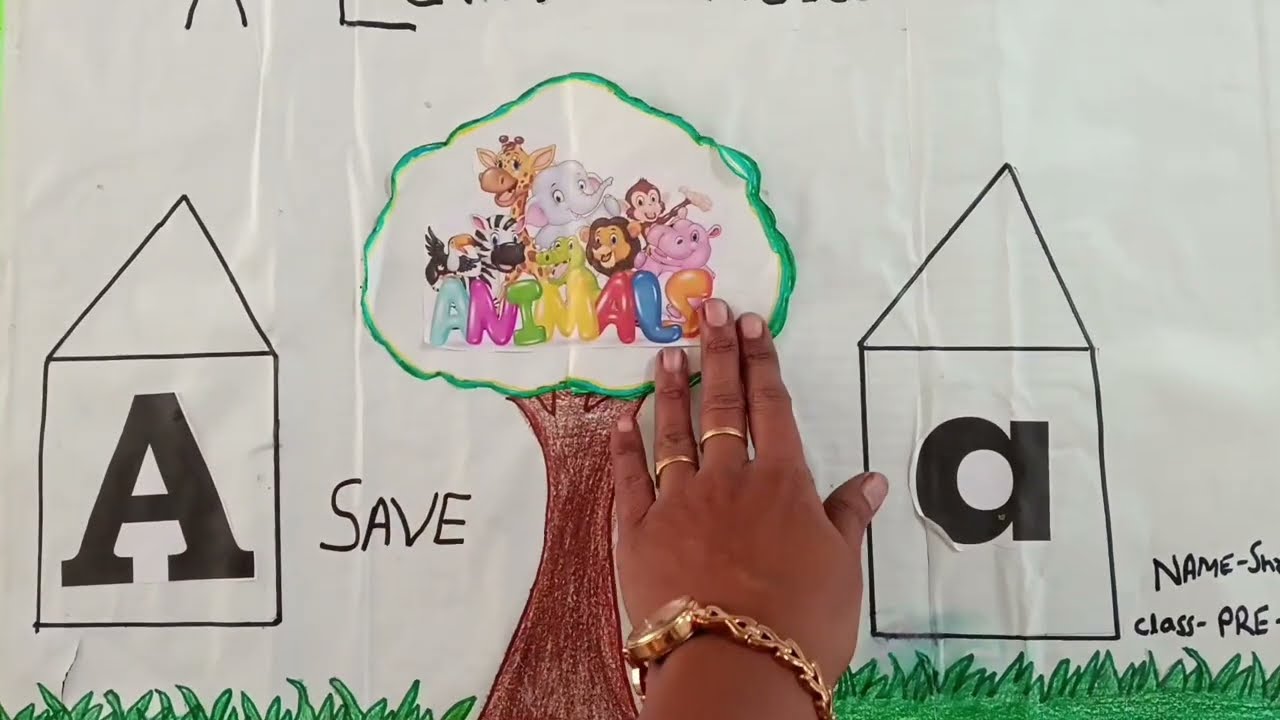 Save tree 'A' letter words  project