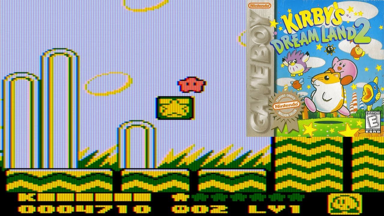 Kirby’s Dream Land 2 - Lots of Unplayable Characters [Nintendo Game Boy]