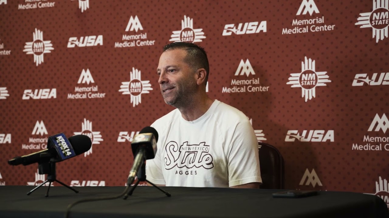 NM State Men's Baskerball Presser Jan. 26