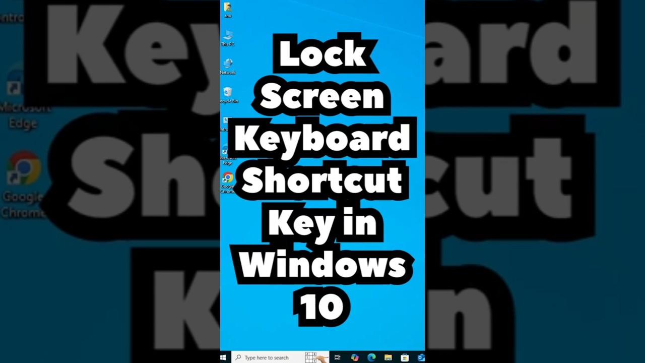 Сочетание клавиш для блокировки экрана на ПК или ноутбуке с Windows 10