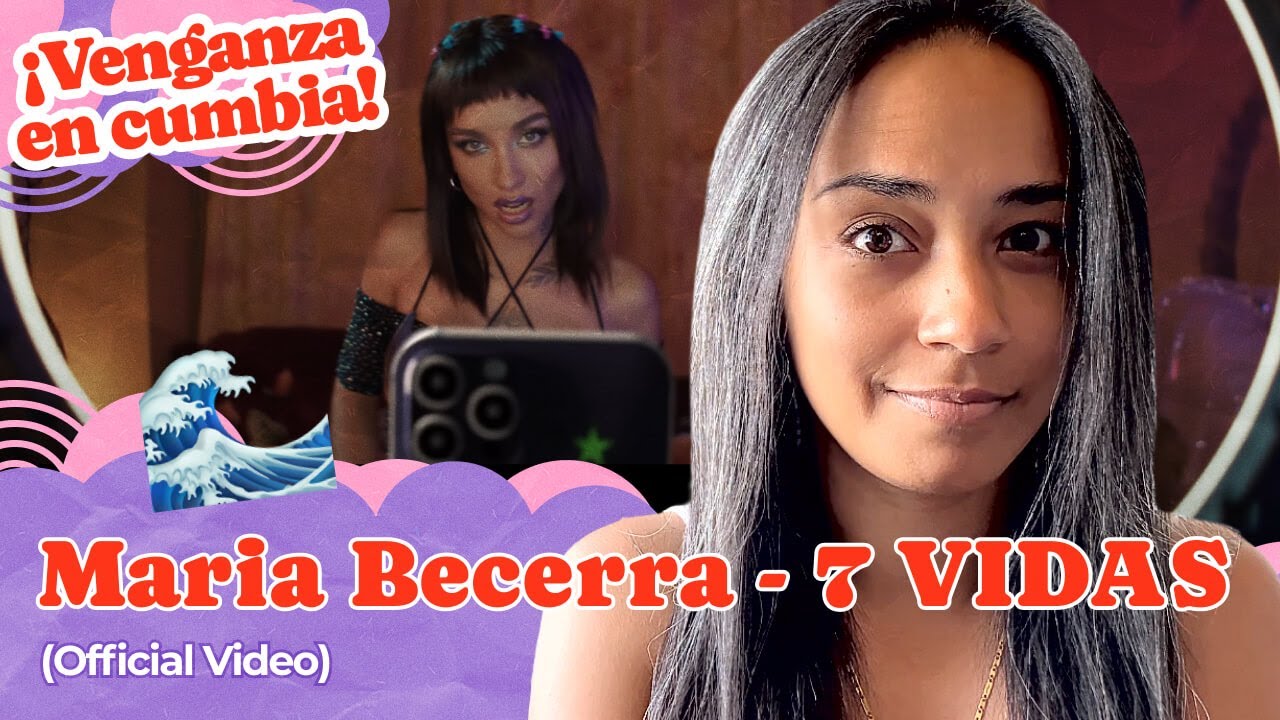 María Becerra  7 VIDAS (Video Oficial) ▷ Reacción!!!