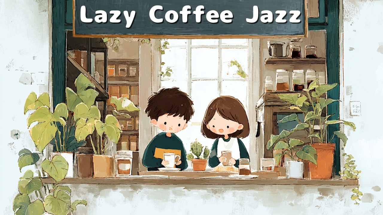 Lazy Coffee Jazz ☕ Relaxing Café Music for a Cozy Home Time