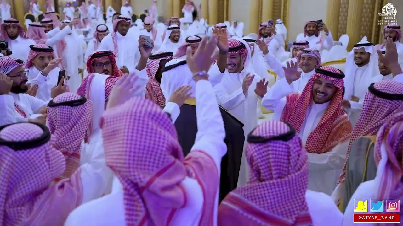 دور سامري لفرقة أطياف العرضة السعودية - قاعة بلاتسو جدة - للتواصل 0541411313