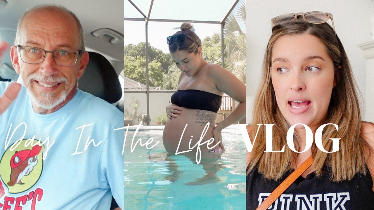 Running Errands, Pool Pregnancy Exercises, & Cozy Evening