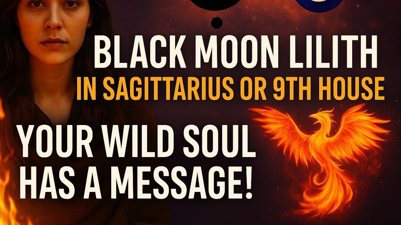 Black Moon Lilith in Sagittarius or 9th House? 🔥🧿 The WILD Truth They Tried to Silence…
