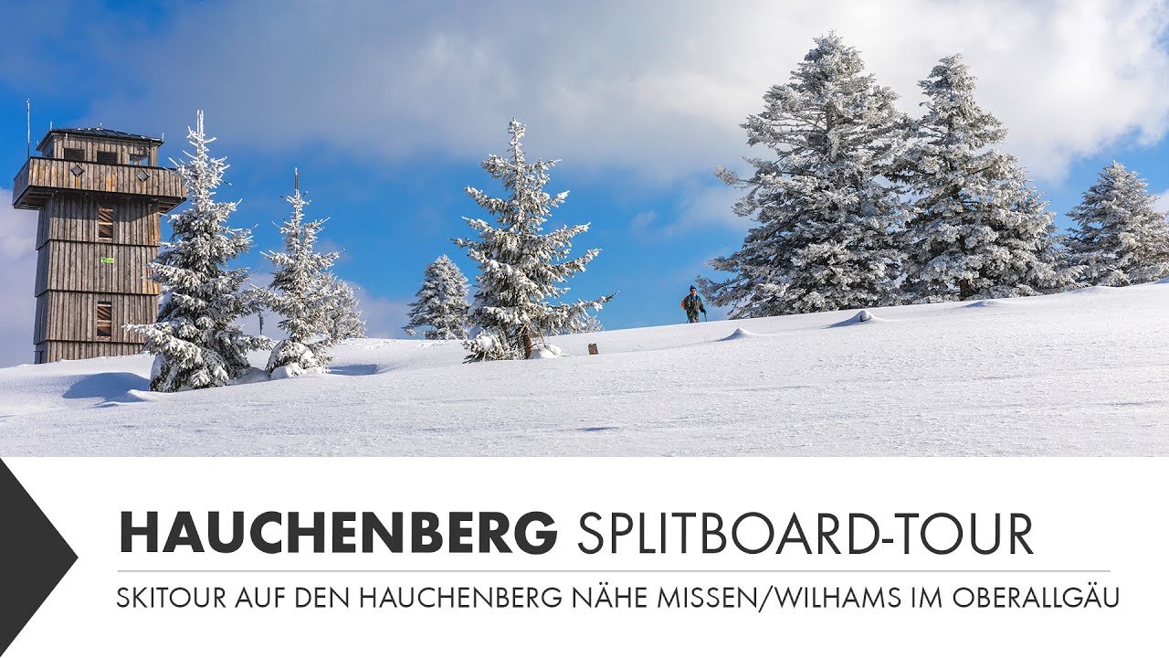 Snowboarden am Hauchenberg im Allgäu