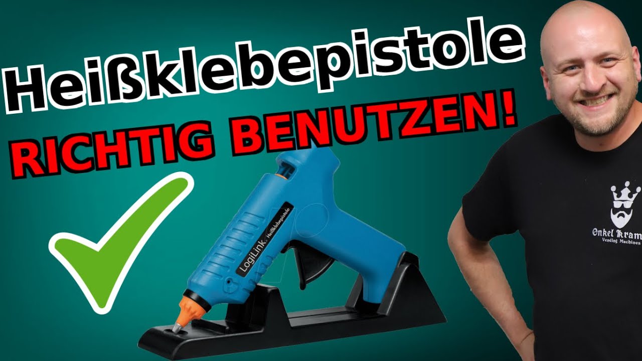 Hei&szlig;klebepistole richtig benutzen ✅ Akku vs  Kabel | Klebesticks erkl&auml;rt + Tipps f&uuml;r DIY & Basteln