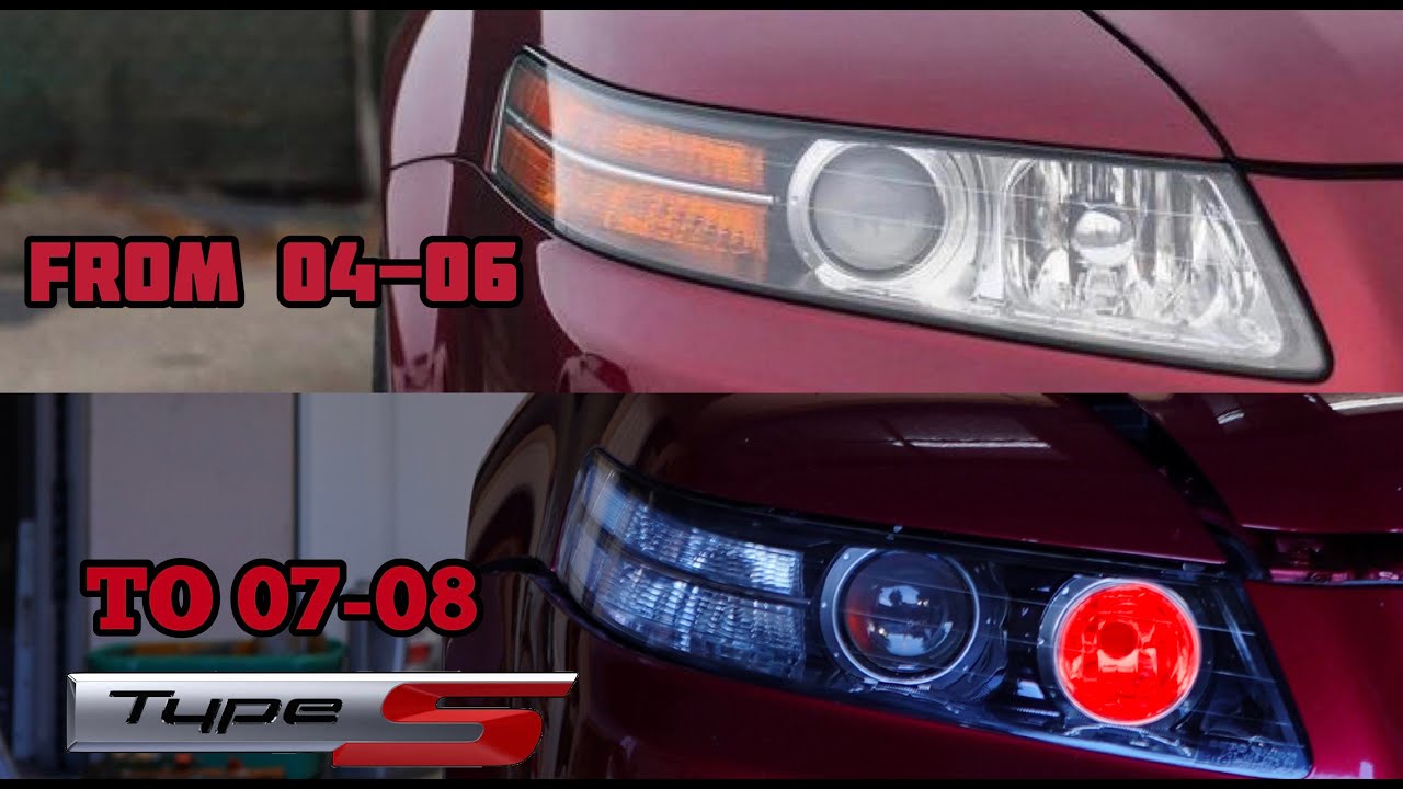CONVERTING TL HEADLIGHTS TO TYPE-S!
