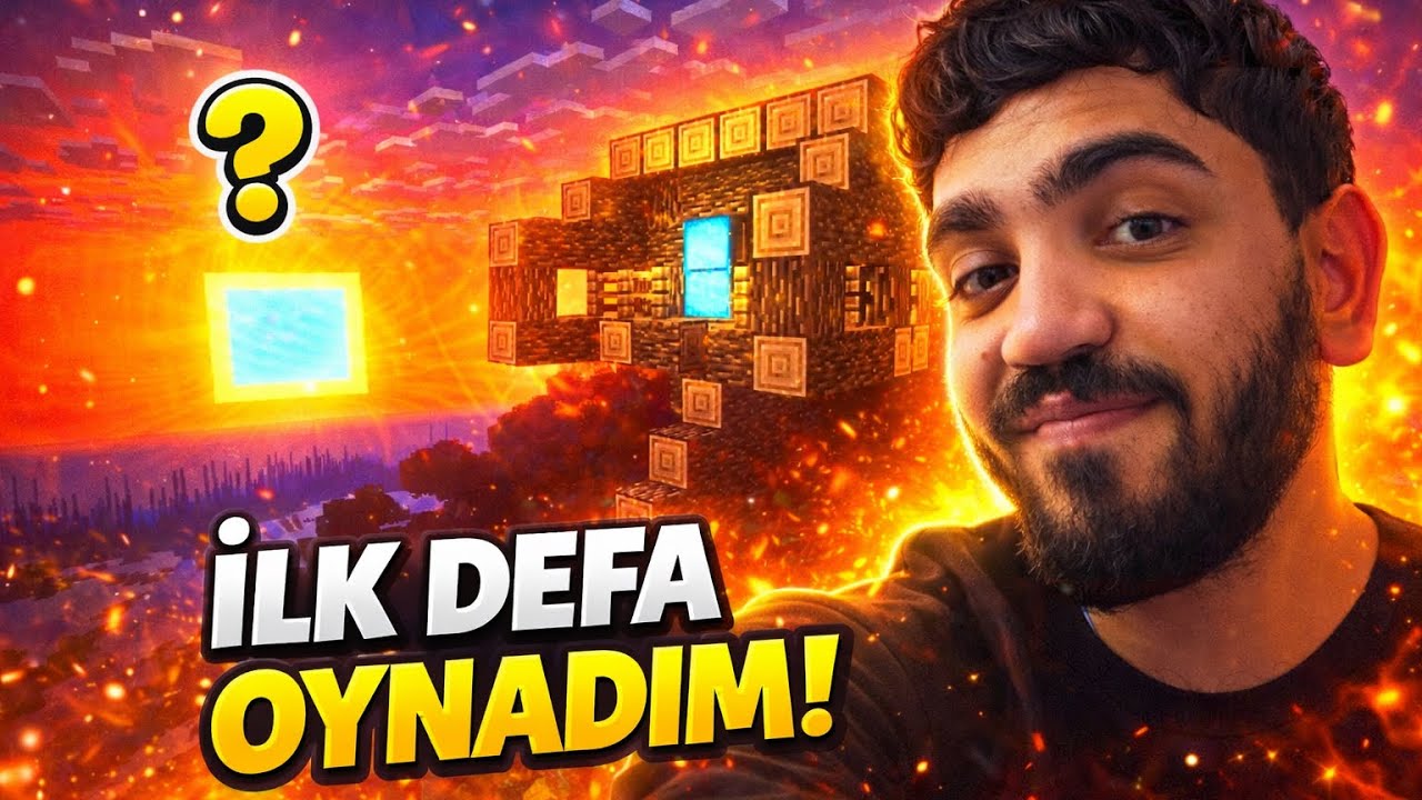 🔥 Minecraft’ta İlk Evim | Ağacın Üstüne Odundan Ev Yaptım