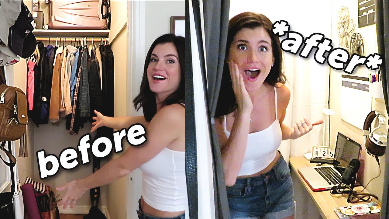Turning a CLOSET into a HOME OFFICE & STUDIO!