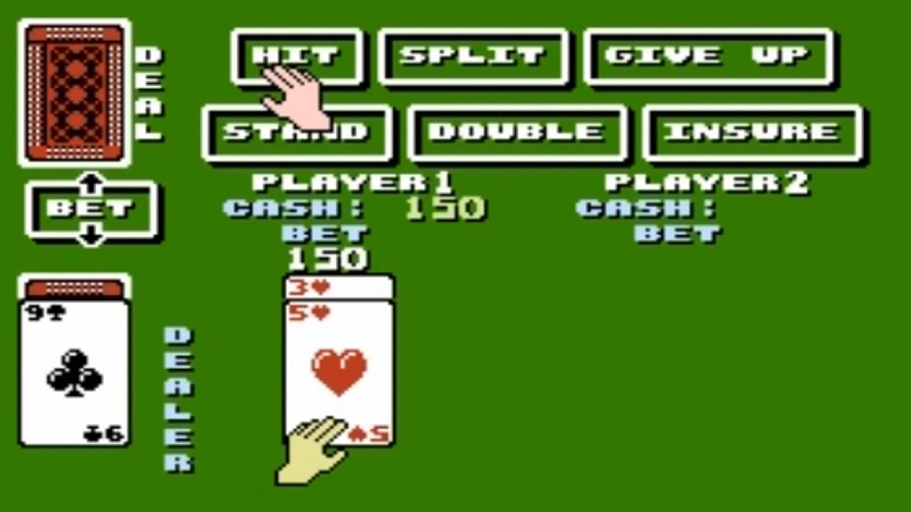 Blackjack (NES) Playthrough - NintendoComplete
