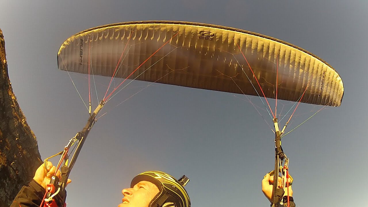 Med en smule bakvind i starten - Paragliding Vestbakken Hovden