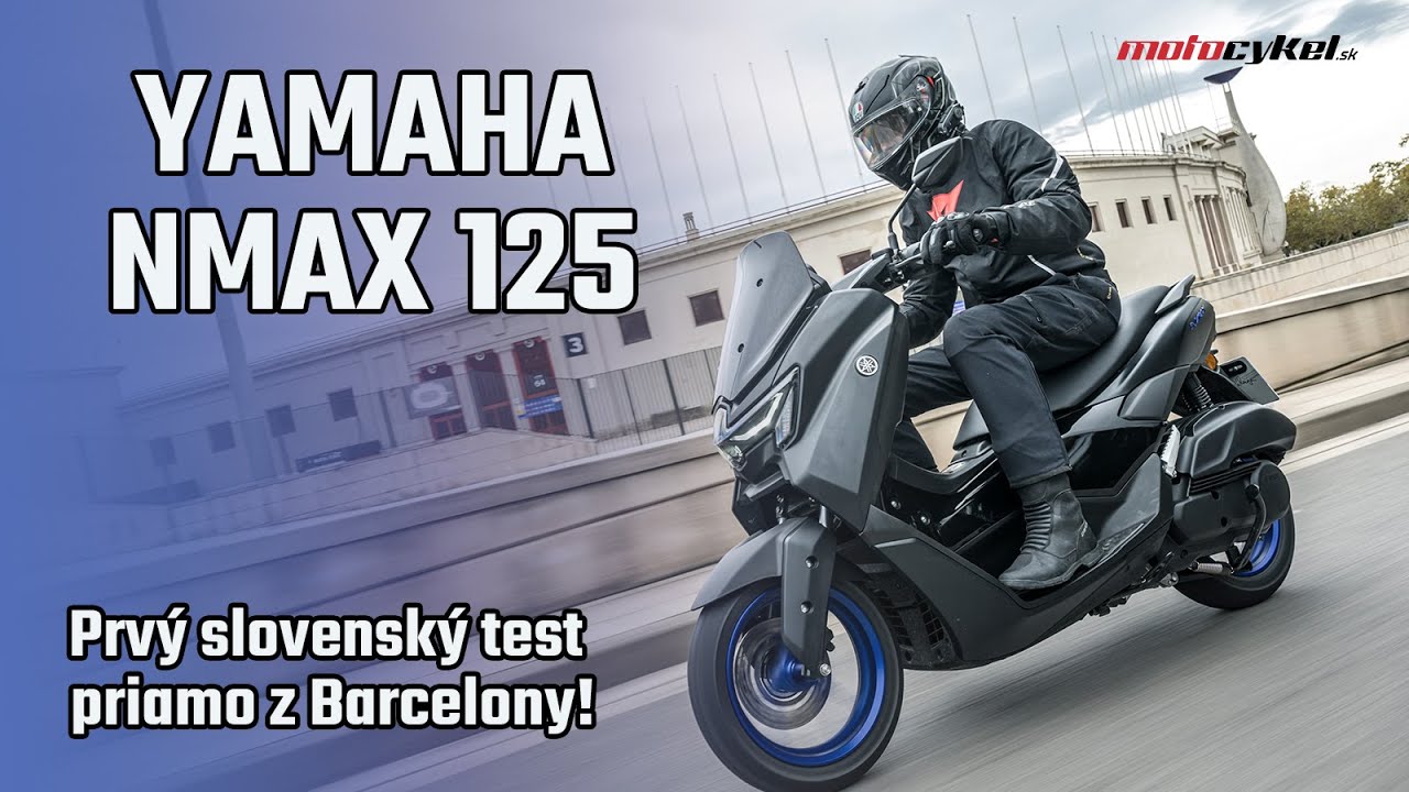 Skúter, ktorý ťa presvedčí, že aj na 125 si môžeš užiť športovú jazdu! Yamaha NMAX 125- motocykel.sk