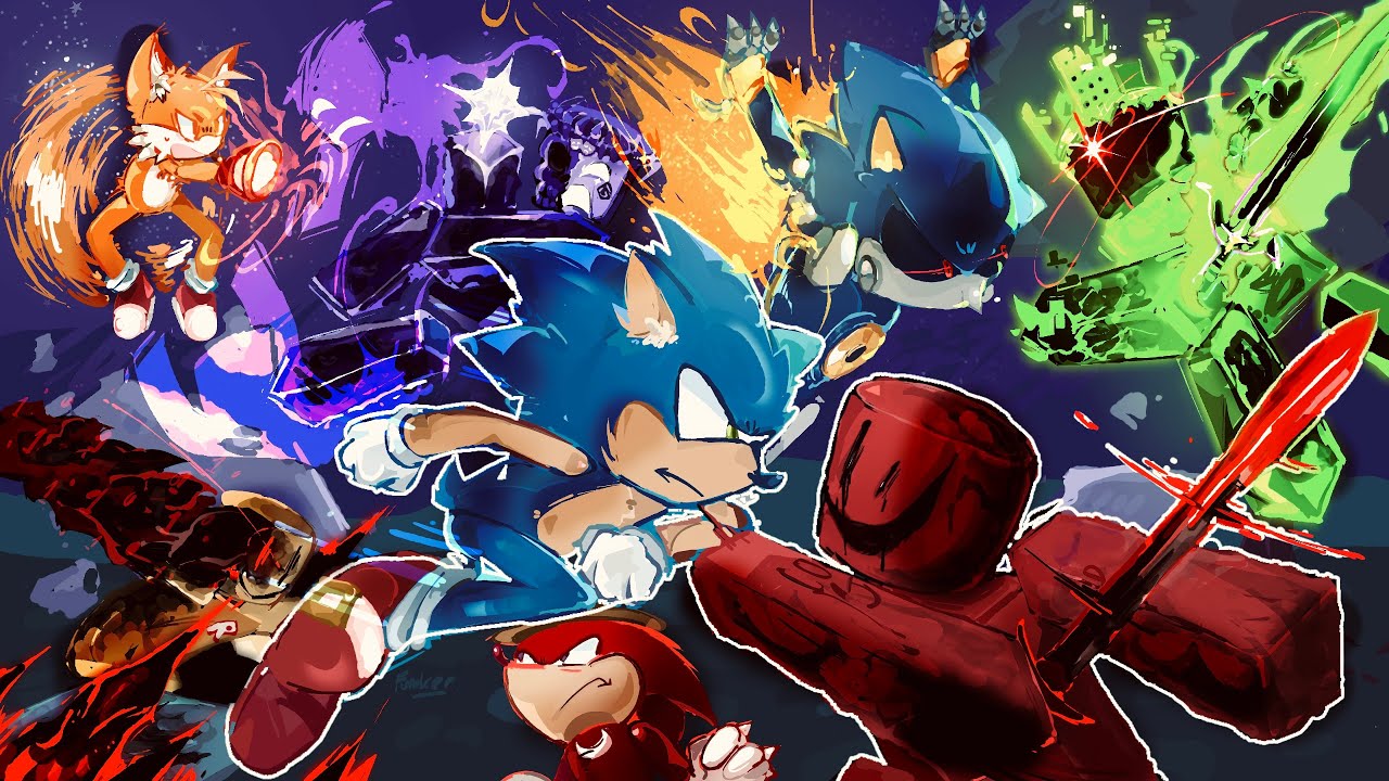 TEAM SONIC VS FORSAKEN / FORSAKEN VS OUTCOME MEMORIES - Roblox animation 