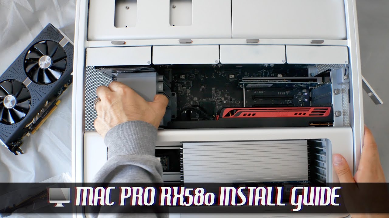 Руководство по установке графического процессора Apple Mac Pro RX 580