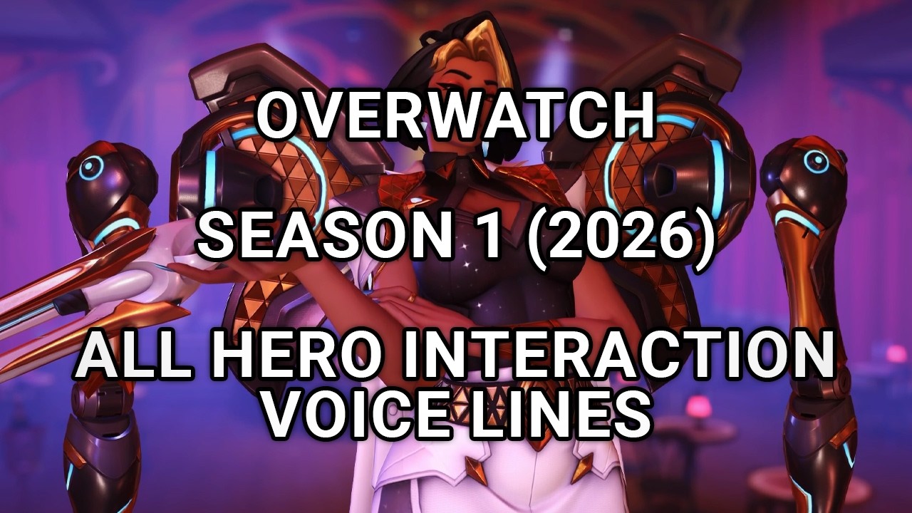Overwatch Season 1 (2026) - Hero Interaction Voice Lines