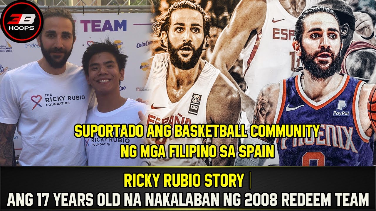 RICKY RUBIO STORY | ANG 17 YEARS OLD NA NAKATAPAT ANG 2008 USA REDEEM TEAM