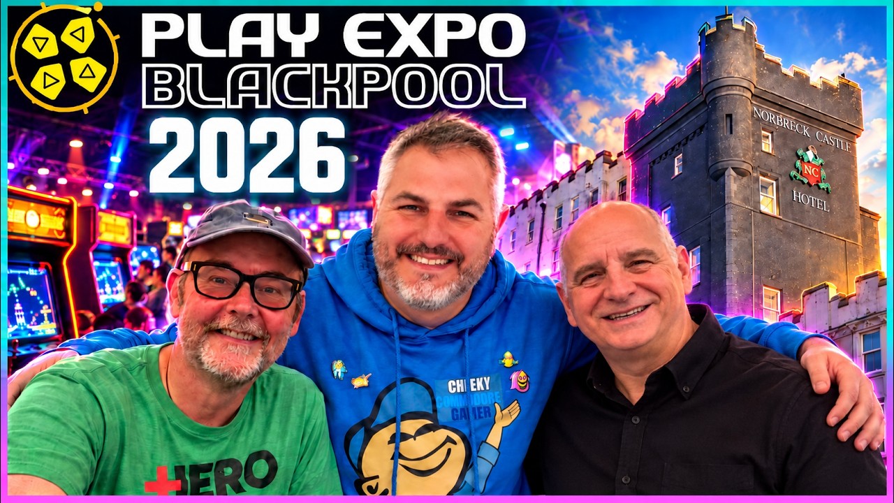 Play Expo Blackpool 2026 &ndash; Eugene Jarvis, Oliver Twins, Dominik Diamond, C64 & Amiga