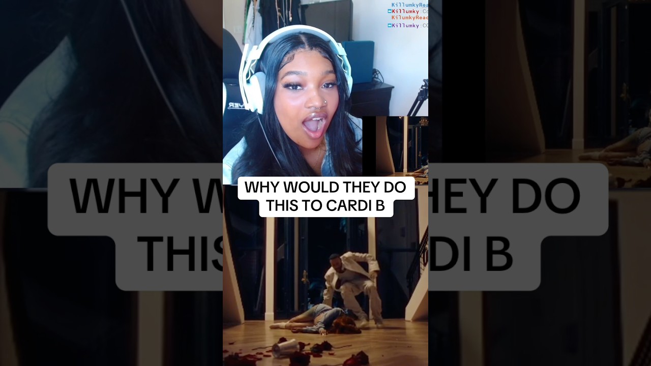 Cardi B просто с ума сошла от этого трека #cardib #cardibalbum #cardibreaction #reactionvideo #al...