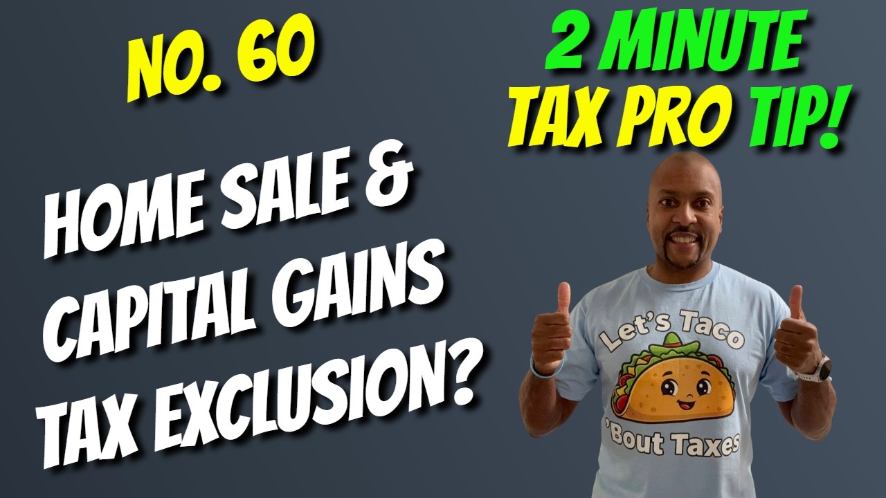Watch Out For Capital Gains when Selling Your House | 2 Min Tax Pro Tip